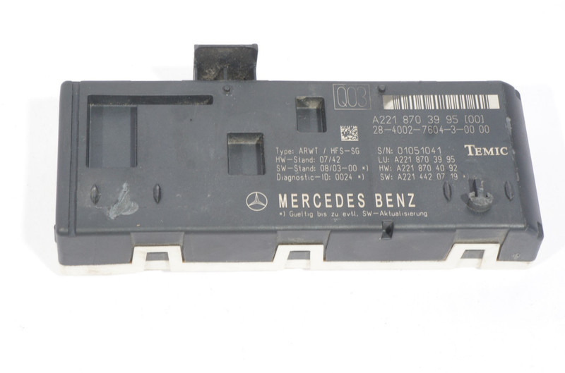 2011 - 2013 Mercedes Benz S550 W221 Trunk Release Remote Open Close Module OEM
