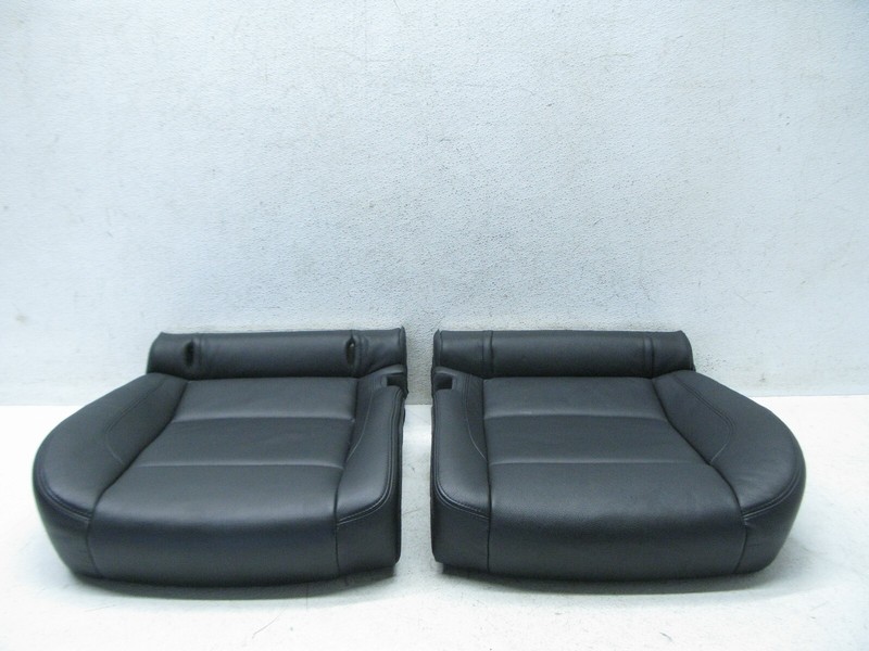 10-14 BMW E71 X6 M SECOND ROW RIGHT & LEFT SEAT LEATHER LOWER BOTTOM REAR 111622