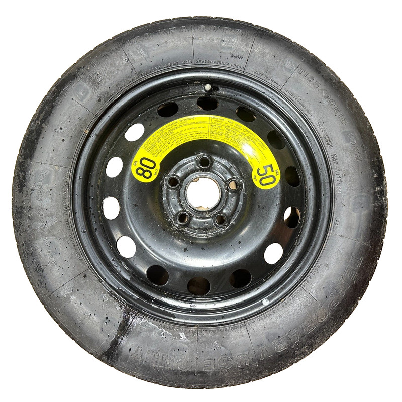 2012-2022 VOLKSWAGEN PASSAT SPARE WHEEL T135/90 R16 102M FIRESTONE OEM