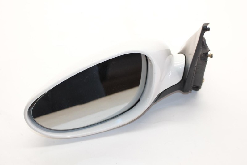 99-03 Porsche 911 3.6L 996 White Driver Left Side Power Door Mirror
