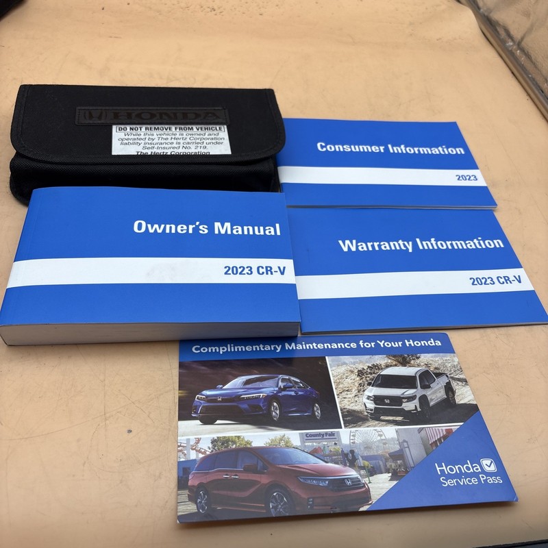 2023 Honda CR-V Owner's Manual Warranty Consumer Owners Manual