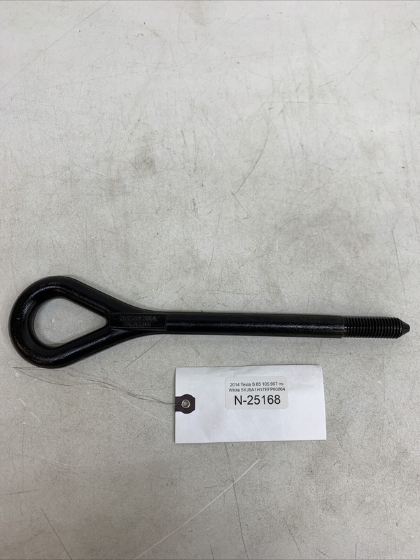 Tesla Model X Rear Trunk Tow Hook Towing Eye 1053871-00-E OEM 25168 B4
