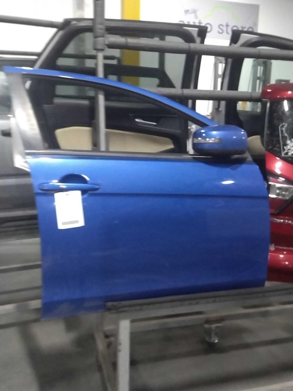 2015 Mitsubishi Lancer Front Right Door Blue OEM Used 706404 136K Miles