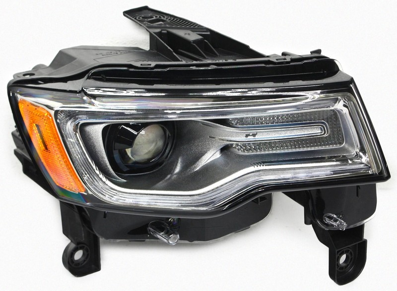 OEM Right Passenger Side Headlamp For Jeep Grand Cherokee Dark Gray 68426876AD