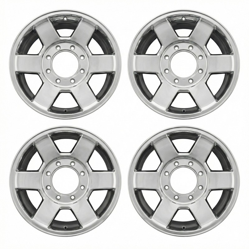 (4) 10-13 Dodge Ram 2500 17" Wheel Rims 1QR35TRMAA Polished Rims NTO OEM Factory