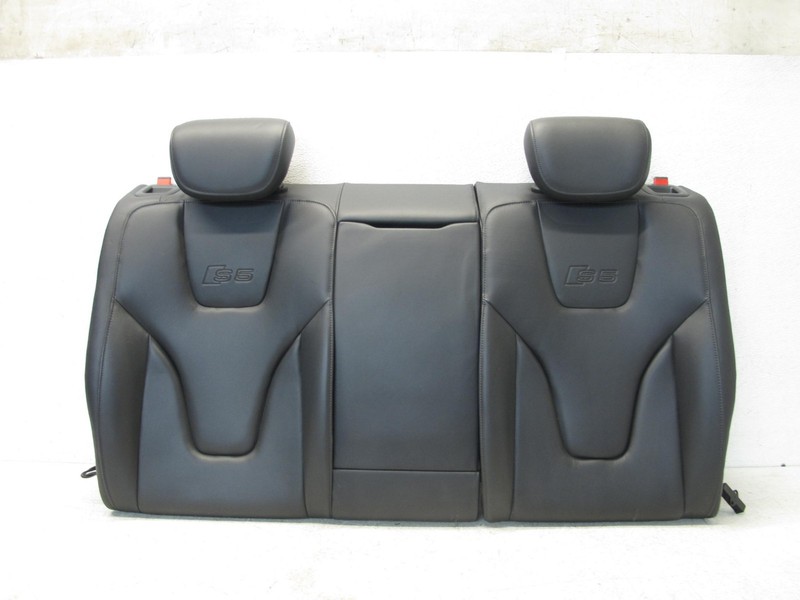 08-17 AUDI 8T A5 S5 RS5 COUPE REAR BACK UPPER SEAT LEATHER BENCH OEM 031125