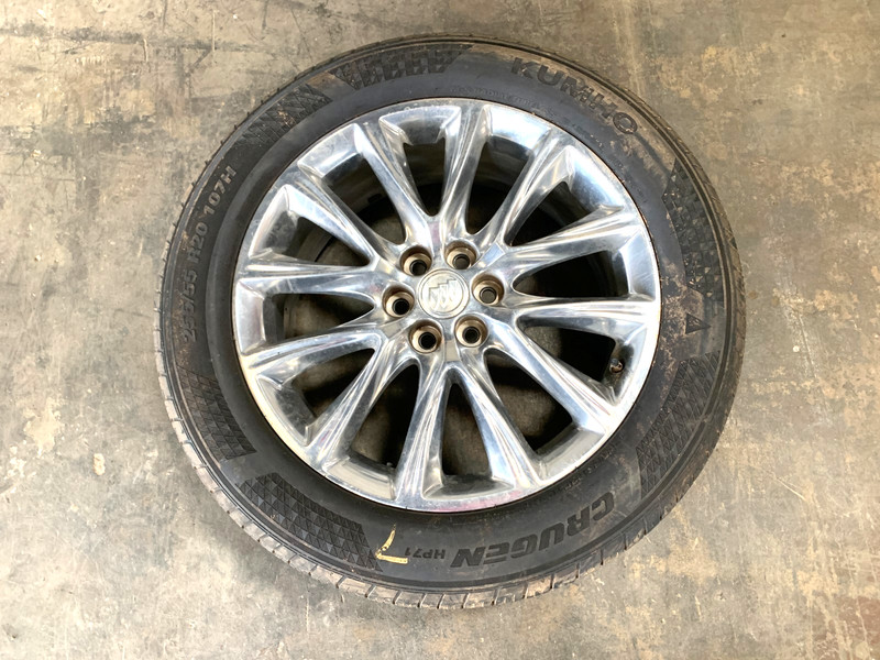 2018-2021 BUICK ENCLAVE CHROME WHEEL 20 X 8 RIM 12 SPOKE SQ7 OEM #A0.30