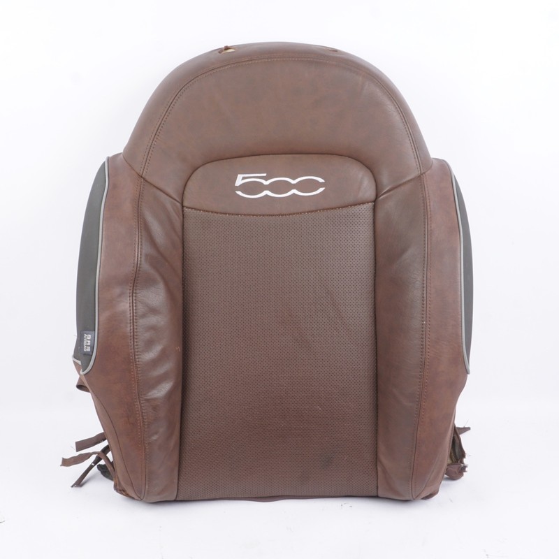 2016 - 2018 FIAT 500X FRONT SEAT BACK COVER RIGHT - BROWN