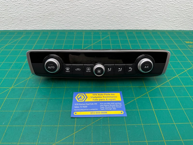 17-19 Audi A3 FRONT DASH HVAC A/C HEATER CLIMATE CONTROL PANEL OEM