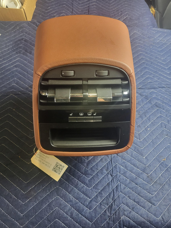 Used Oem Maserati Center Console Rear End Trim Panel for 2014-2018 Quattroporte