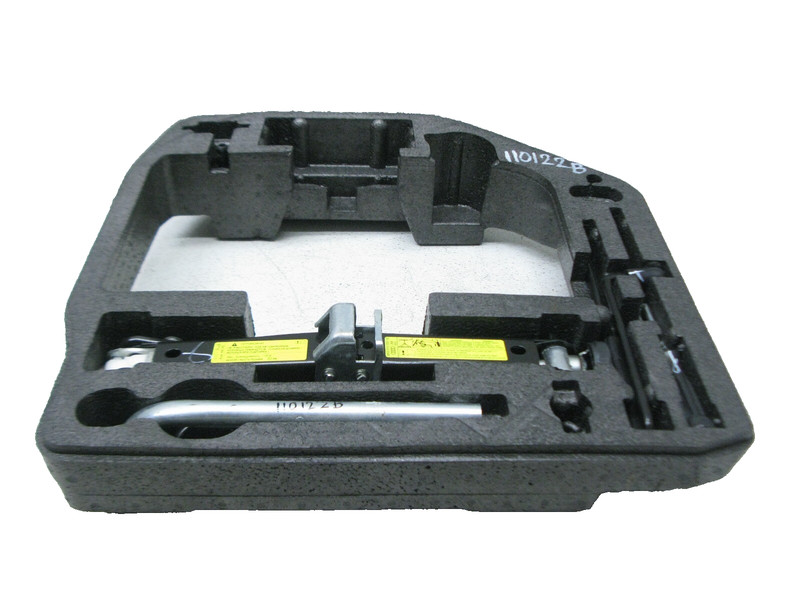 08-17 AUDI B8 A4 8T A5 S5 FOAM HOLDER TOOL KIT JACK EMERGENCY TRUNK KIT OEM 1101