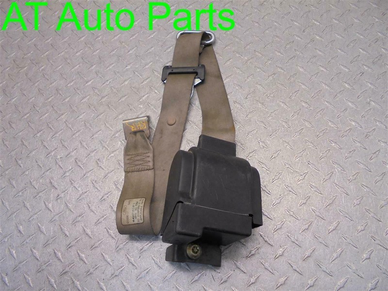 1995-1997 FORD EXPLORER 4 DOOR PASSENGER RIGHT REAR SEAT BELT RETRACTOR TAN OEM