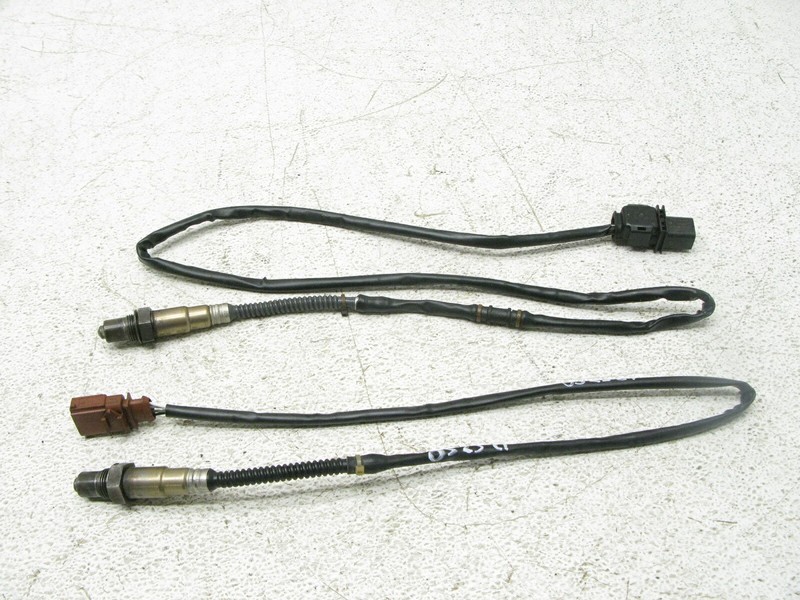 05-09 AUDI B7 A4 2.0T SEDAN EXHAUST PRE POST CAT O2 OXYGEN SENSOR SET OEM 052521