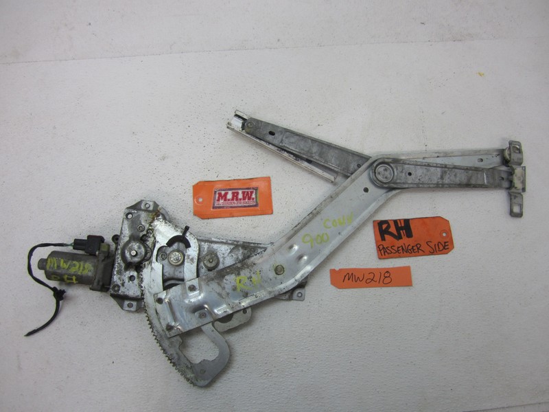 WINDOW MOTOR REGULATOR DOOR GLASS RIGHT PASSENGER 95-02 SAAB 9-3 900 CONVERTIBLE