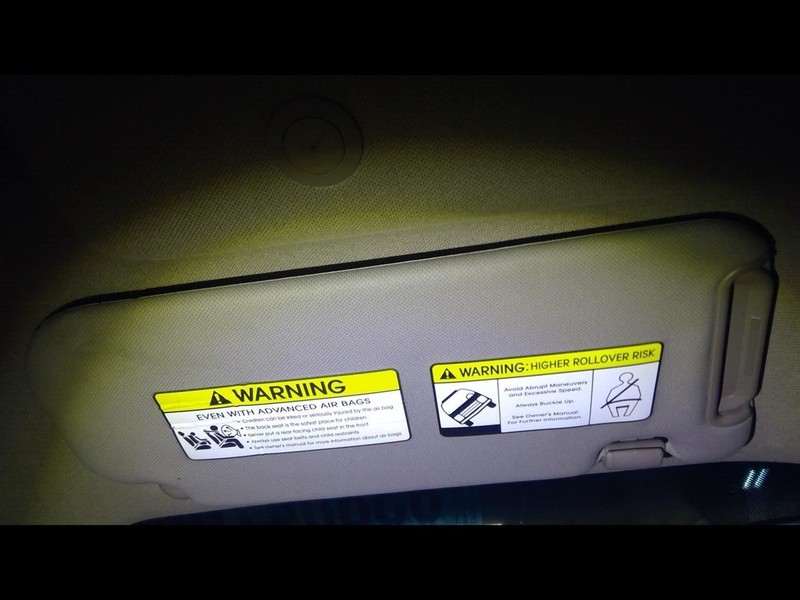Driver Left Sun Visor Without Sunroof Fits 10-15 TUCSON 1703130