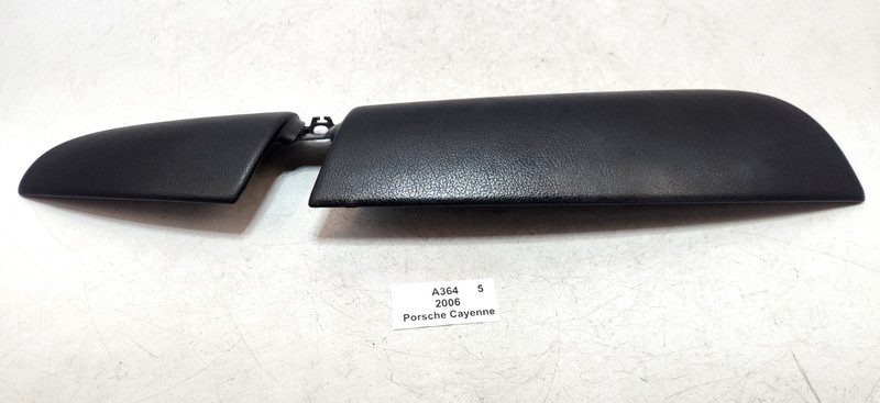 ✅ 03-06 OEM Porsche Cayenne 955 Front Left Driver Door Trim Panel Leather Black