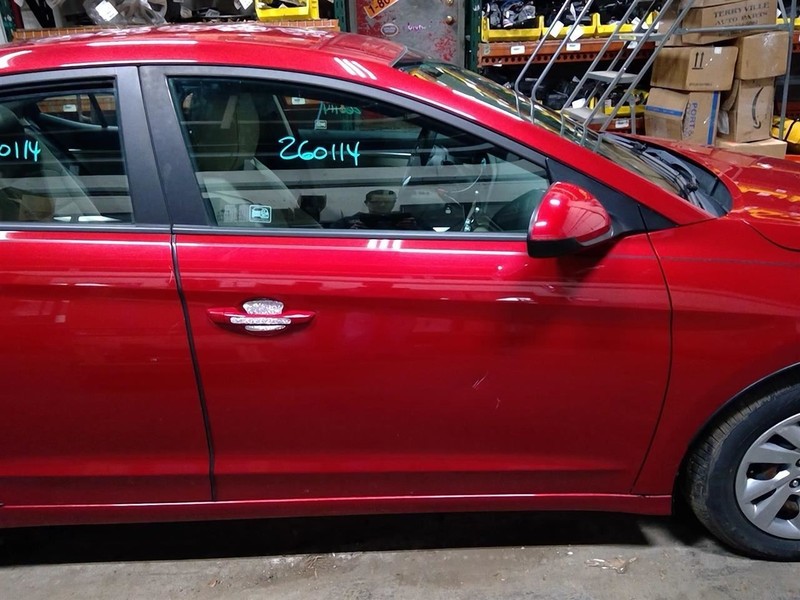 Passenger Front Door Electric Sedan Korea Built Fits 17-20 ELANTRA 1773253