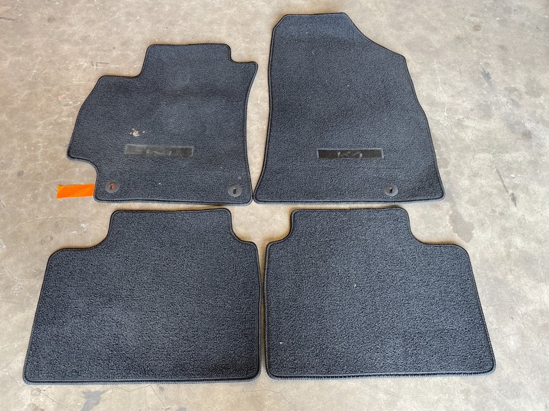 2025 Kia K4 Front Rear Left Right Floor Mat Carpet Set Pair Black 1591 OEM