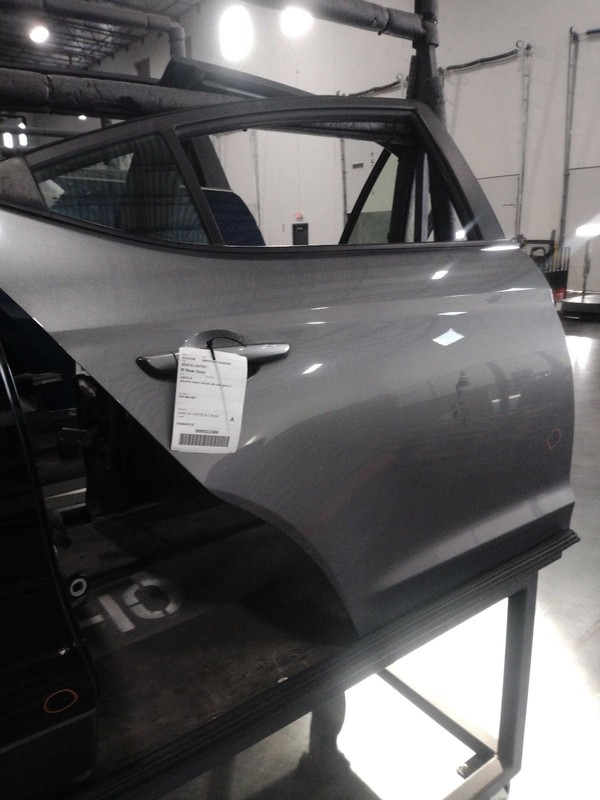2018 Hyundai Elantra Rear Right Door Grey Used OEM 646355 Small Ding