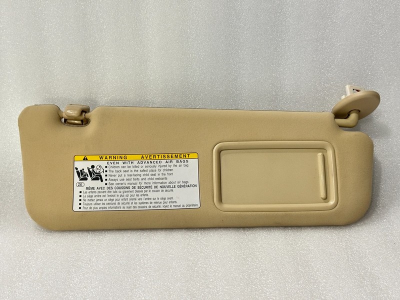 2010-2012 Lexus Ls460 Passenger Sun Visor Mirror Right Sunvisor Tan EU4YI