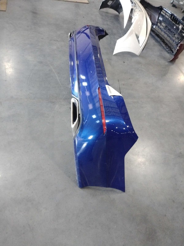 2018 Honda Accord Blue OEM Bumper Assembly - Used, 145k Miles, Genuine Parts