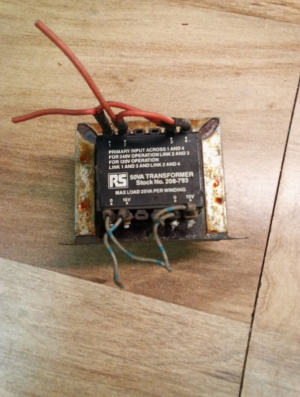 RS50VA TRANSFORMER 208-793 15V