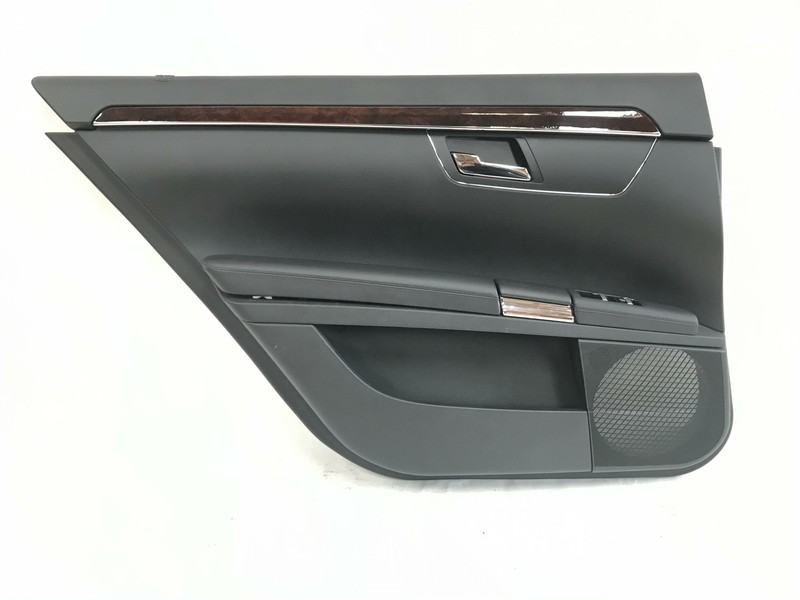 07-13 MERCEDES S550 REAR LEFT DRIVER SIDE DOOR TRIM PANEL OEM