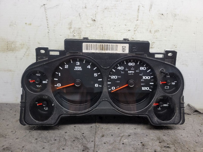 Speedometer Cluster MPH US Market Fits 07-11 SILVERADO 1500 PICKUP 1683798