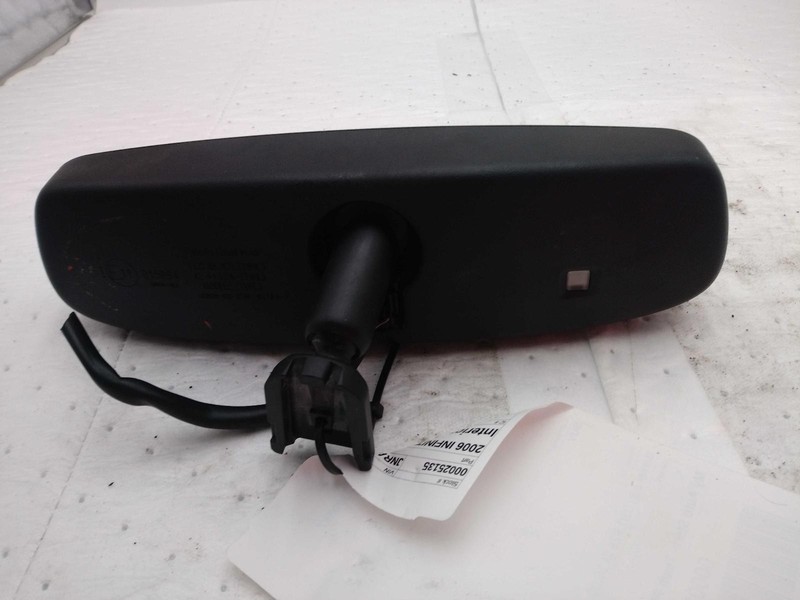 2006 INFINITI FX Series Black Interior Rear View Mirror 3392125 Used 124K Miles