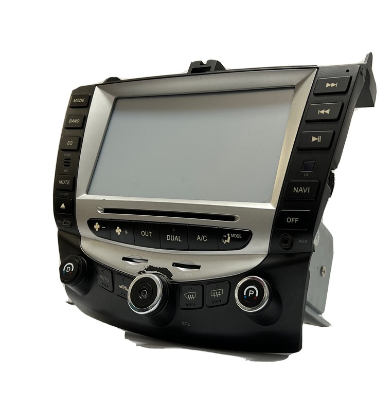 06 07 HONDA Accord GPS Navigation System 6 Disc Changer CD Player Display Screen