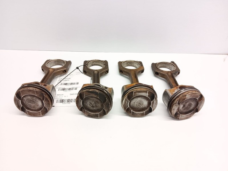 4 BMW OEM N20 N26 TURBO 2.0 PISTONS & CONNECTING RODS F22 F30 F32 F10