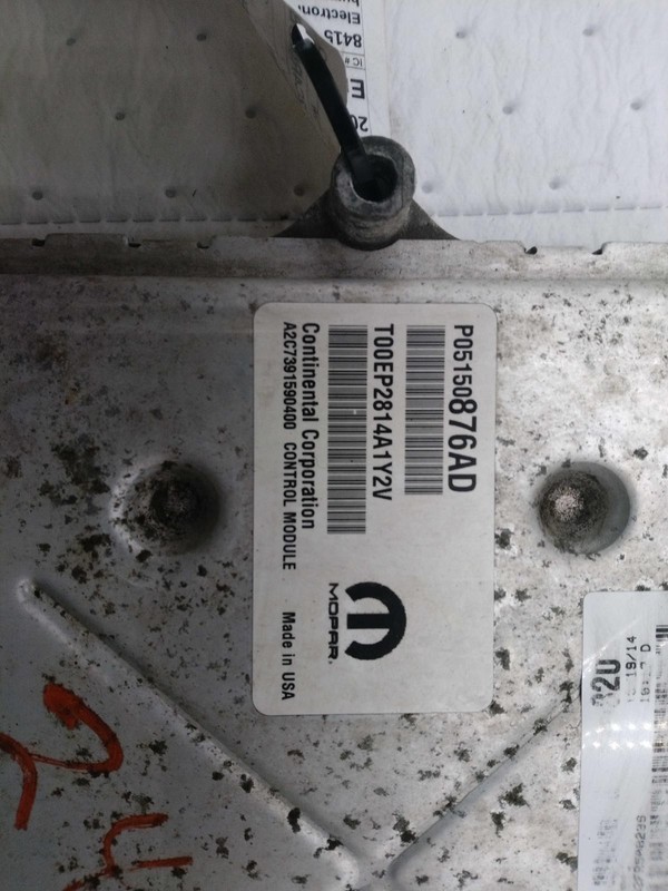 2015 Dodge Caravan Engine Control Module ECM 5150876AD Used 128k Miles