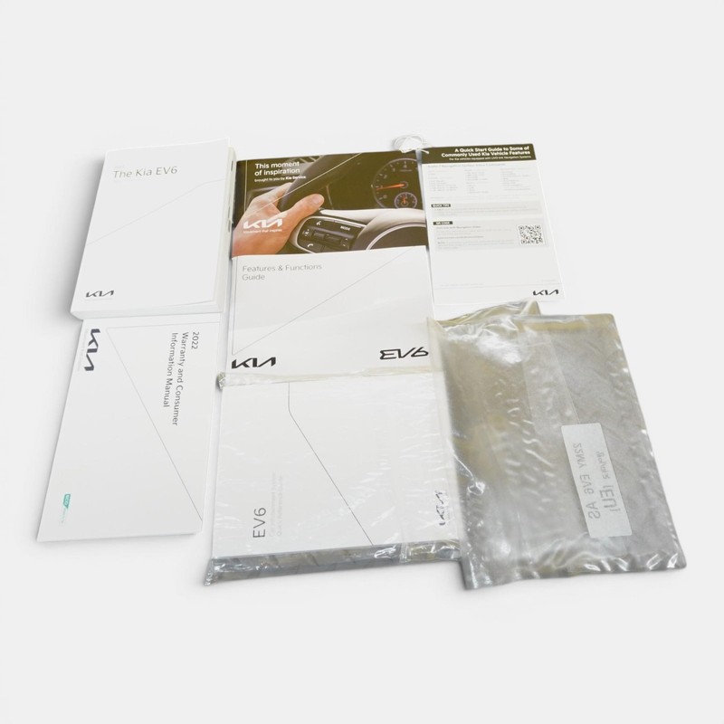 2022 KIA EV6 Owners Operators Manual Handbook User Guide W/ Storage Bag Oem