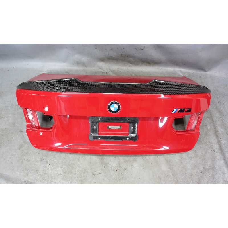 2012-2017 BMW F30 3-Series F80 Sedan Rear Trunk Deck Boot Lid with Spoiler Red
