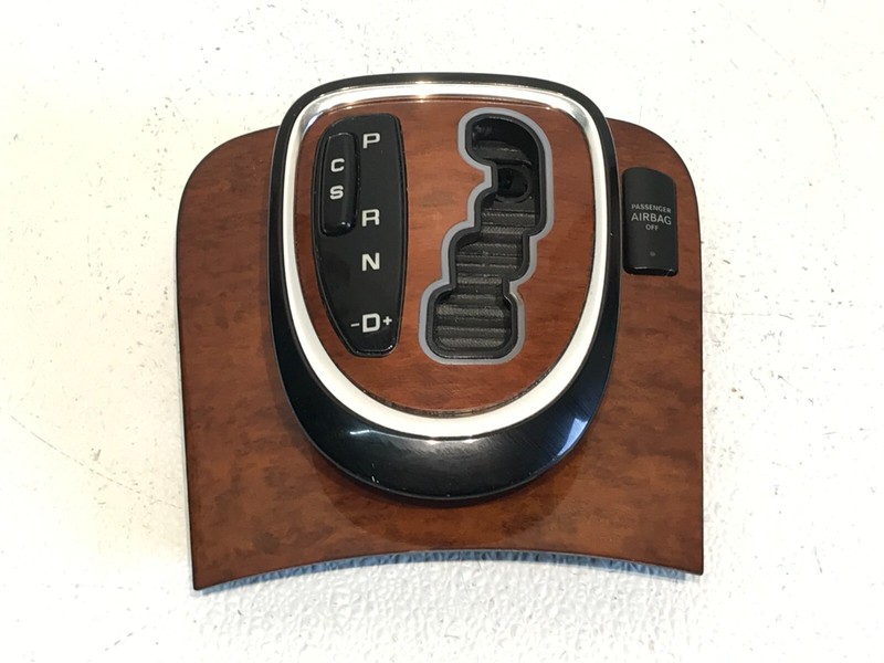 00-06 Mercedes W220 S600 S430 Gear Shifter Bezel Trim Indicator Wood OEM