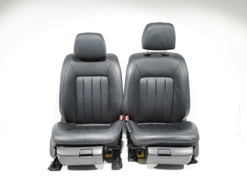 12-14 Mercedes W218 CLS550 Front Left & Right Seats Sport Assembly Heated PAIR