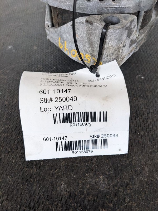 Alternator 220 Amp Opt KW5 ID 13534128 Fits 19-22 SIERRA 1500 PICKUP 1158979