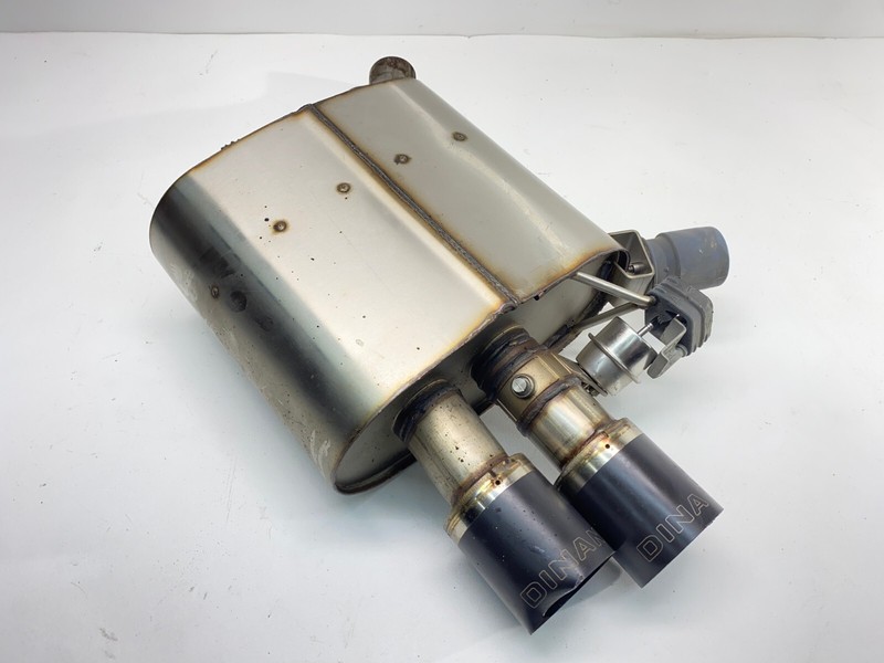 12-19 BMW F06 F12 F13 M6 Rear Axle Back Exhaust Left Free Flow Muffer Dinan OEM✅