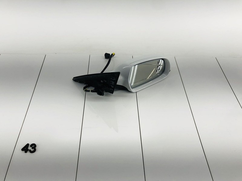 10-16 AUDI A4 8K RIGHT PASSENGER SIDE EXTERIOR REAR VIEW MIRROR IBIS WHITE OEM