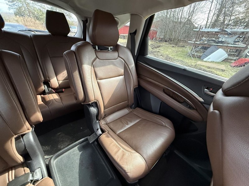 2019-2020 Acura MDX Left Driver Side Rear 2ND Raw Seat Leather Brown
