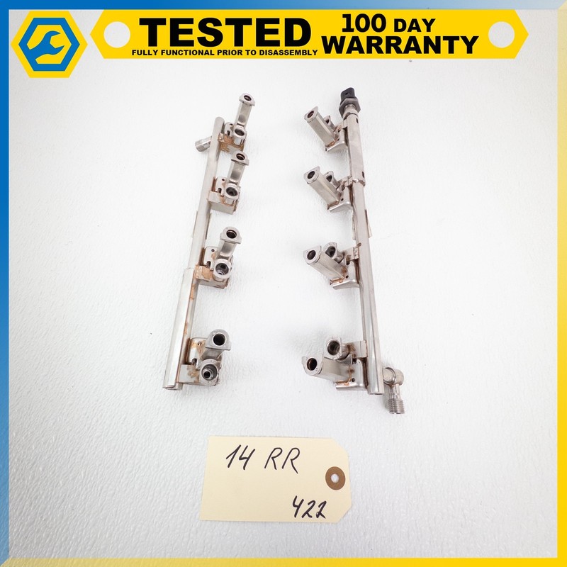 13-22 RANGE ROVER SPORT L405 L494 XJ 5.0 ENGINE FUEL INJECTION RAIL SET OF 2 OEM