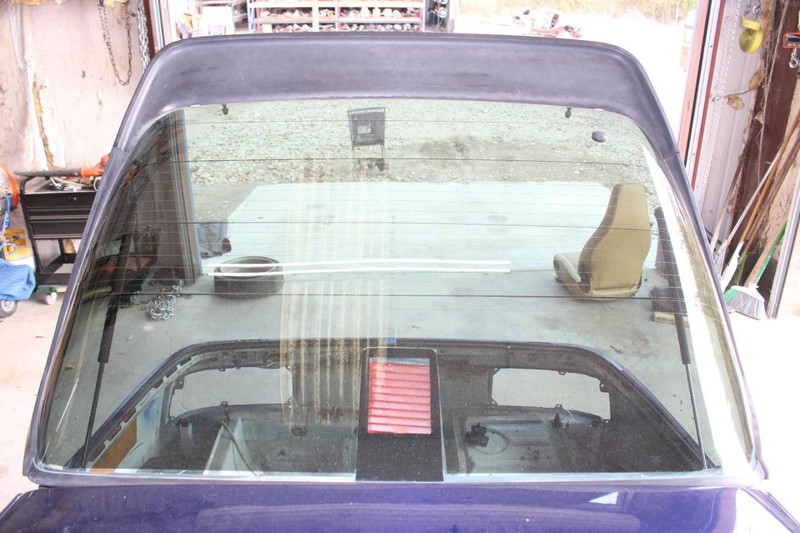 83-90 Porsche 944 Rear Back Glass Assembly with Spoiler