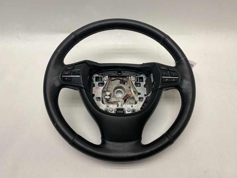 11-16 BMW 535I STEERING WHEEL OEM BLACK