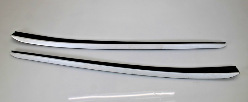 2012-2017 Azera Front Windshield Pillar Molding Left Right Pearl White OEM
