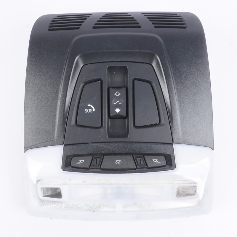 2018 - 2019 BMW X2 F39 ROOF OVERHEAD CONSOLE DOME LIGHT LAMP SWITCH OEM