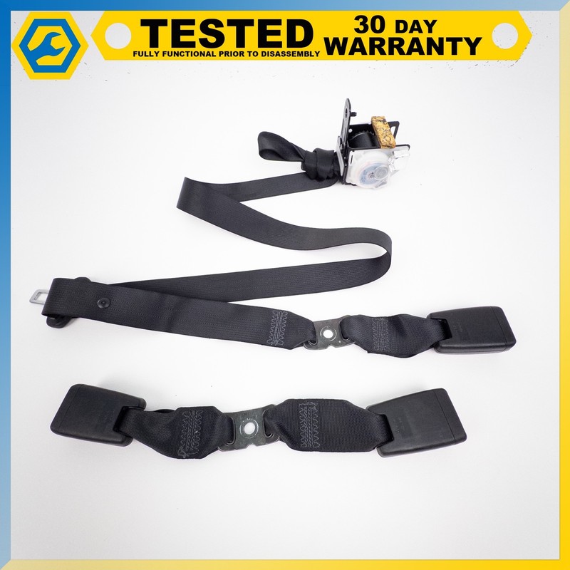 10-12 LEXUS IS350 IS250 REAR CENTER SEAT BELT RETRACTOR W/ BUCKLE SET Black OEM
