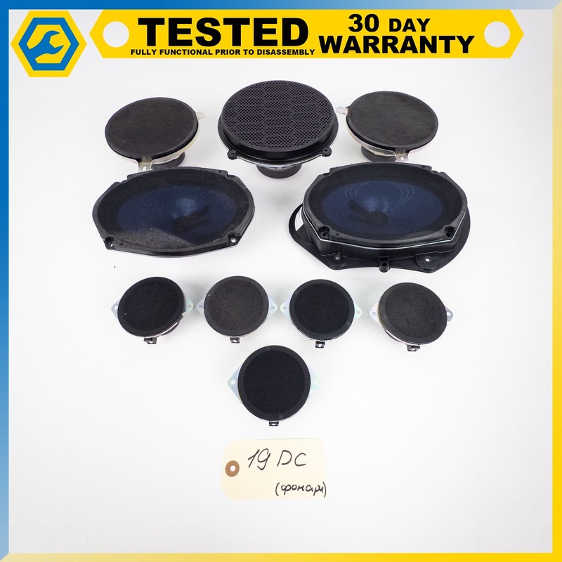 15-23 DODGE CHALLENGER FRONT & REAR CAR AUDIO SPEAKERS & SUBWOOFER SET OEM