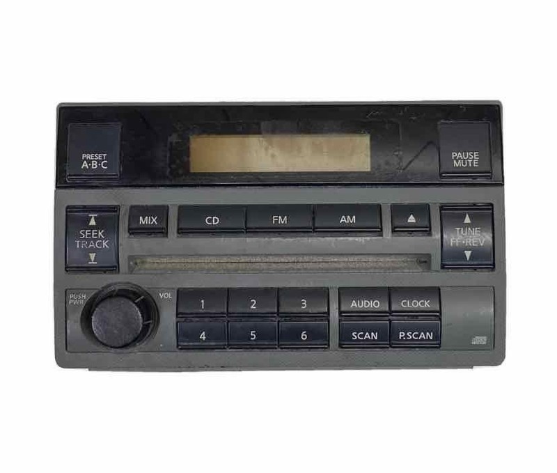 2005 2006 NISSAN ALTIMA RADIO RECEIVER SINGLE CD STEREO FM AM OEM 28185ZB10A