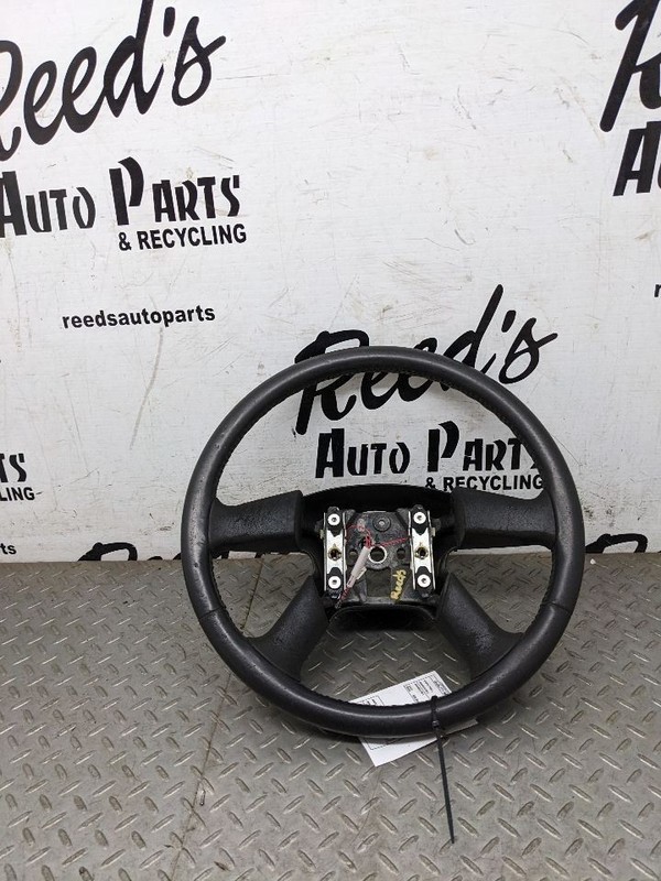 03-06 SILVERADO SIERRA YUKON TAHOE SUBURBAN STEERING WHEEL LEATHER BLACK 1192995