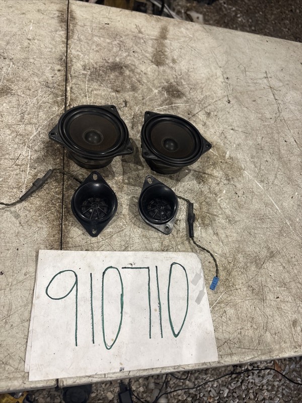 2004-2010 BMW E60 Rear ShelfSpeaker Tweeter Set 525i 530i 528i 550i 545i M5